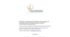 Desktop Screenshot of piscopartners.com